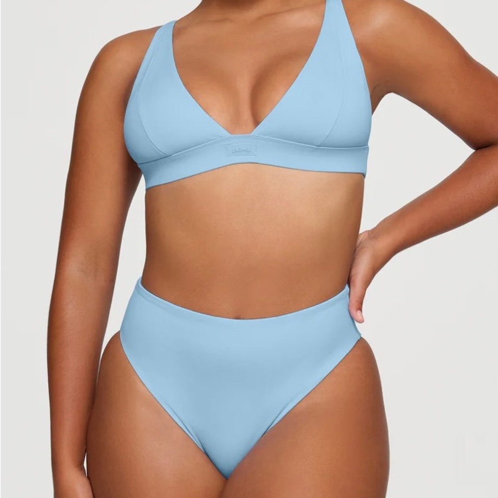 Skims Blue iris NWT bikini BOTTOMS only Medium